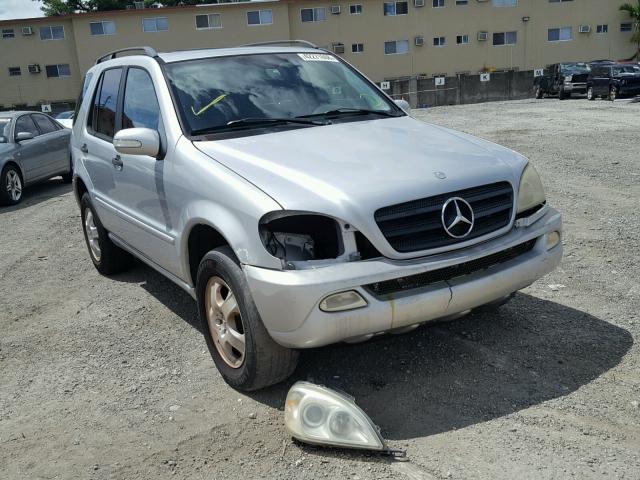 4JGAB57E74A505364 - 2004 MERCEDES-BENZ ML 350 SILVER photo 1