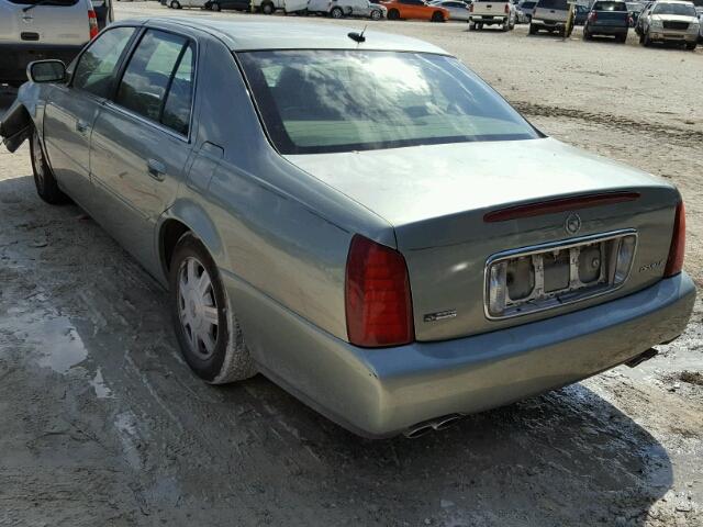 1G6KD54Y35U265413 - 2005 CADILLAC DEVILLE GREEN photo 3