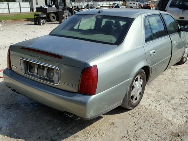 1G6KD54Y35U265413 - 2005 CADILLAC DEVILLE GREEN photo 4