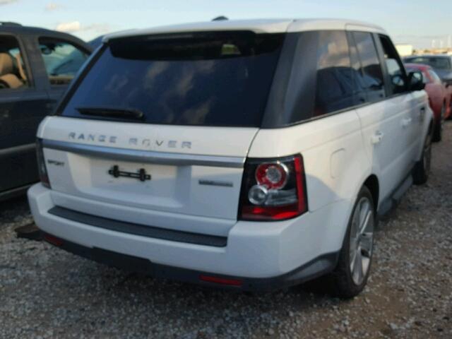 SALSK2D4XCA751609 - 2012 LAND ROVER RANGE ROVE WHITE photo 4