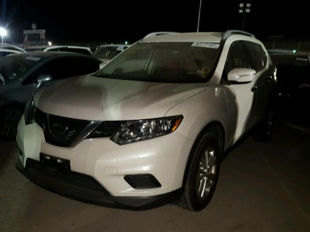 5N1AT2ML8FC914690 - 2015 NISSAN ROGUE S WHITE photo 2