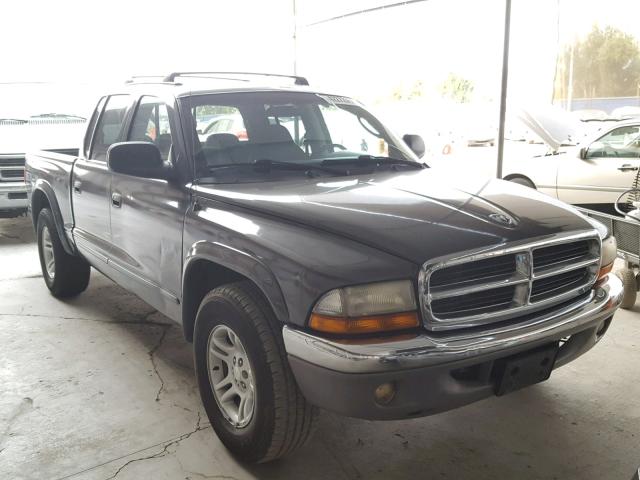 1D7HL48N73S120149 - 2003 DODGE DAKOTA QUA CHARCOAL photo 1