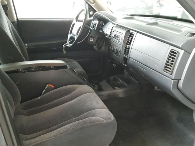 1D7HL48N73S120149 - 2003 DODGE DAKOTA QUA CHARCOAL photo 5