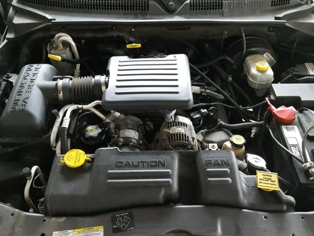 1D7HL48N73S120149 - 2003 DODGE DAKOTA QUA CHARCOAL photo 7