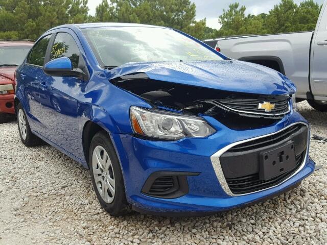 1G1JB5SH3H4174124 - 2017 CHEVROLET SONIC LS 蓝色 照片 1
