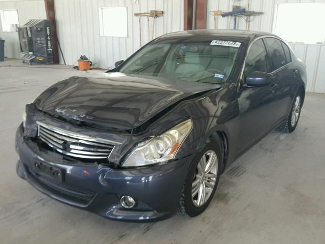 JN1DV6AP2BM603306 - 2011 INFINITI G25 BASE GRAY photo 2