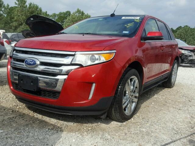 2FMDK3K99CBA69471 - 2012 FORD EDGE LIMIT BURGUNDY photo 2