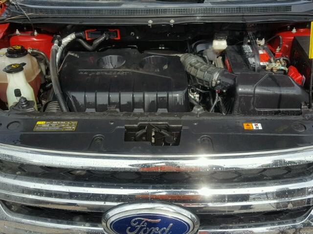 2FMDK3K99CBA69471 - 2012 FORD EDGE LIMIT BURGUNDY photo 7