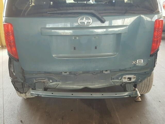 JTLKE50EX81014601 - 2008 TOYOTA SCION XB Теңіз көгі фото 9