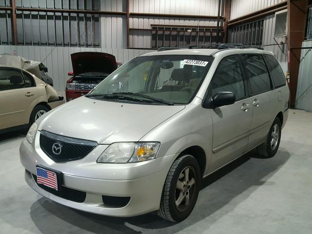 JM3LW28A230348401 - 2003 MAZDA MPV TAN photo 2