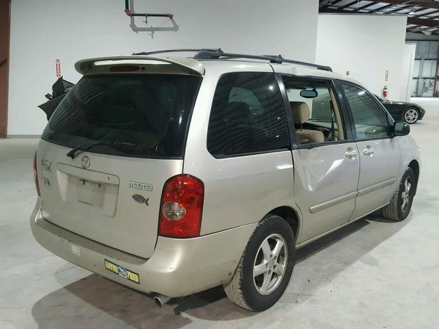 JM3LW28A230348401 - 2003 MAZDA MPV TAN photo 4