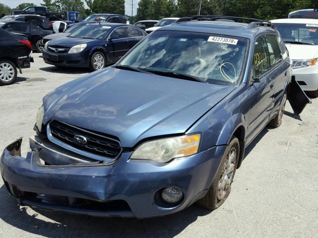 4S4BP62C867308480 - 2006 SUBARU LEGACY OUT BLUE photo 2