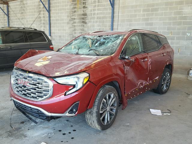 3GKALXEX6JL286682 - 2018 GMC TERRAIN DE MAROON photo 2