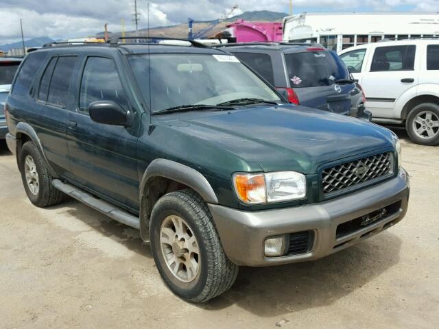 JN8DR07X01W506280 - 2001 NISSAN PATHFINDER GREEN photo 1