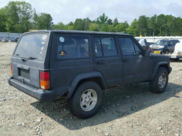 1J4FJ28S3PL575589 - 1993 JEEP CHEROKEE BLACK photo 4