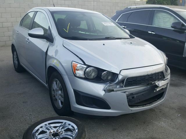 1G1JC5SH1E4187317 - 2014 CHEVROLET SONIC LT SILVER photo 1