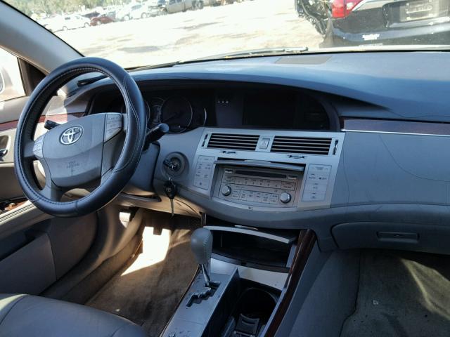 4T1BK36B38U287590 - 2008 TOYOTA AVALON SILVER photo 9