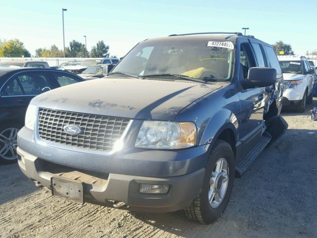 1FMPU16L13LA34666 - 2003 FORD EXPEDITION BLUE photo 2