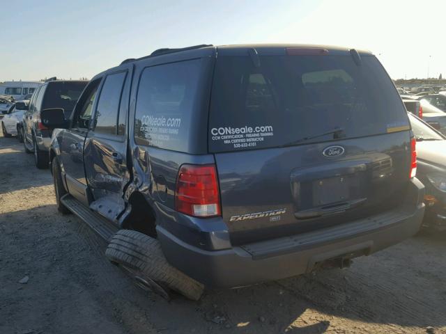 1FMPU16L13LA34666 - 2003 FORD EXPEDITION BLUE photo 3