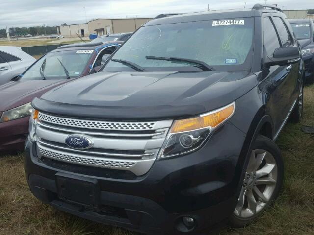 1FM5K7D80DGB77231 - 2013 FORD EXPLORER BLACK photo 2