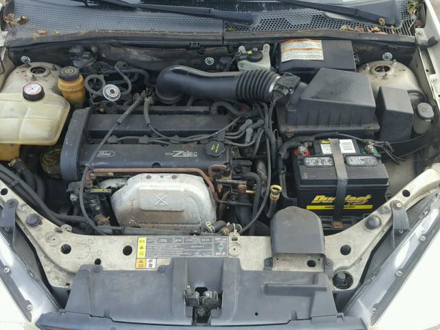 1FAFP38371W135972 - 2001 FORD FOCUS ZTS GOLD photo 7
