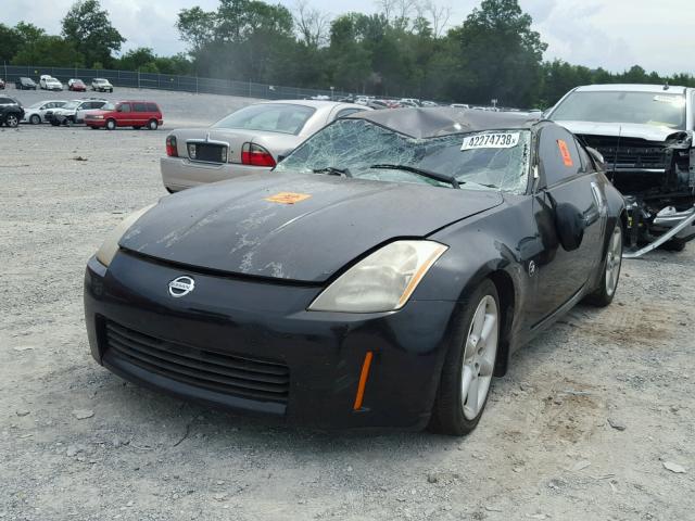 JN1AZ34D24M101597 - 2004 NISSAN 350Z COUPE BLACK photo 2