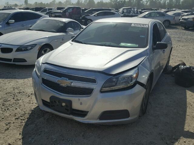 1G11A5SA3DF185676 - 2013 CHEVROLET MALIBU LS SILVER photo 2