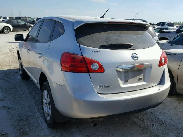 JN8AS5MT9CW602451 - 2012 NISSAN ROGUE S SILVER photo 3