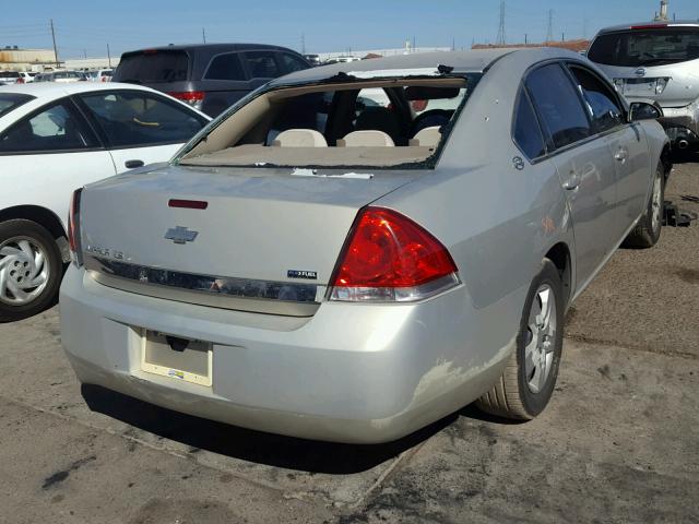 2G1WB58K389119016 - 2008 CHEVROLET IMPALA LS BEIGE photo 4