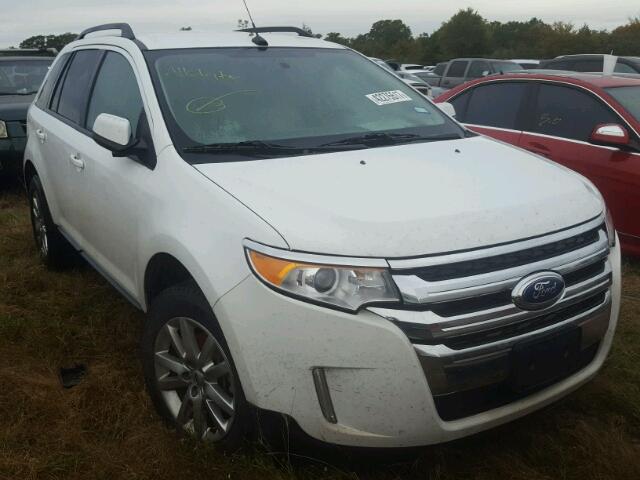 2FMDK3JC3EBB38395 - 2014 FORD EDGE WHITE photo 1