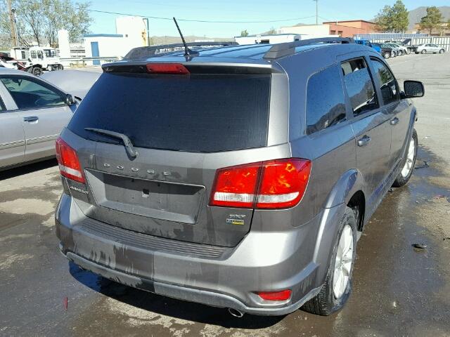 3C4PDCBG8DT507266 - 2013 DODGE JOURNEY SX GRAY photo 4