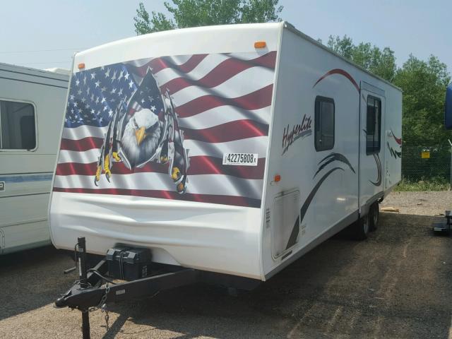 5KDBH30278L005569 - 2008 FORETRAVEL MOTORHOME TRAILER WHITE photo 2