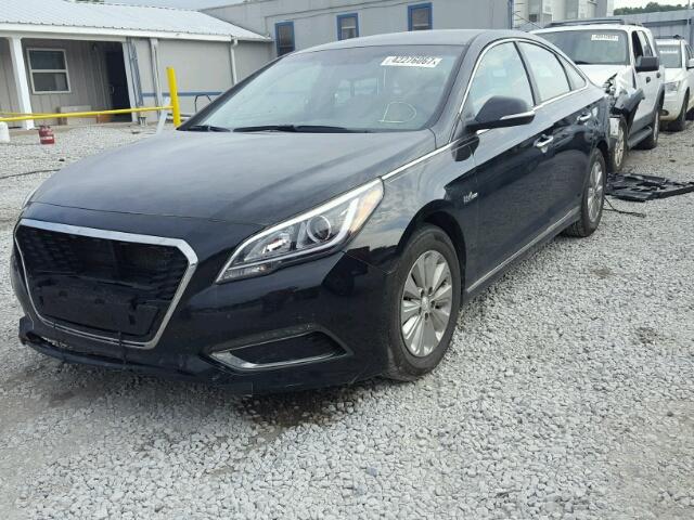 KMHE24L1XGA024916 - 2016 HYUNDAI SONATA BLACK photo 2