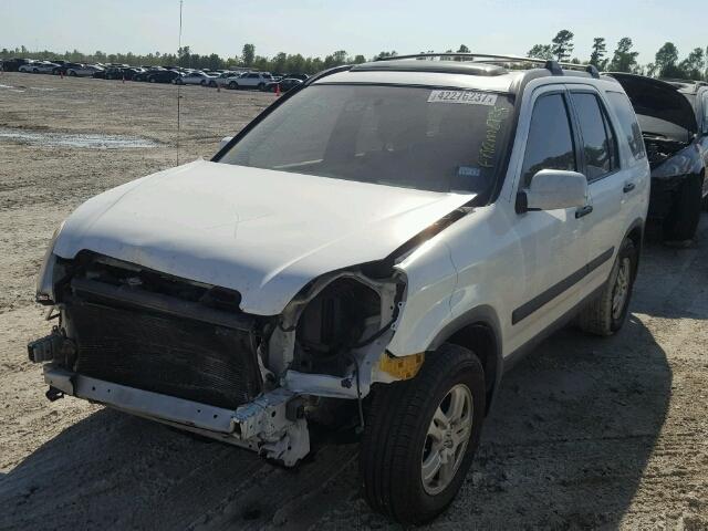 JHLRD78844C009838 - 2004 HONDA CR-V EX WHITE photo 2