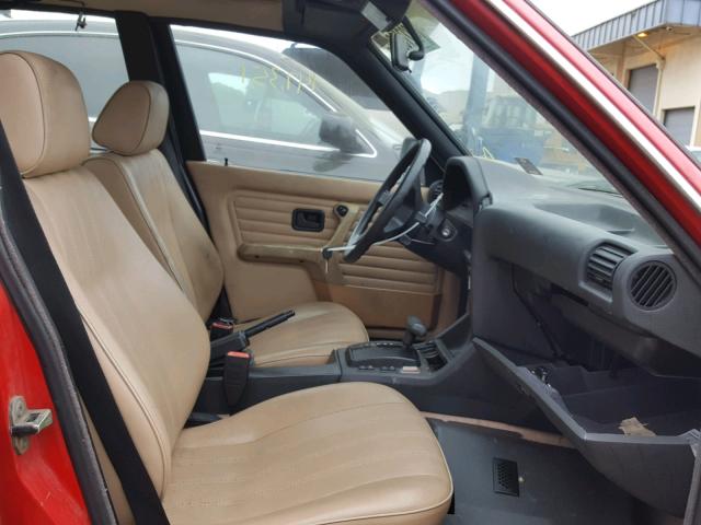 WBAAD2305K8849929 - 1989 BMW 325 I AUTO RED photo 5