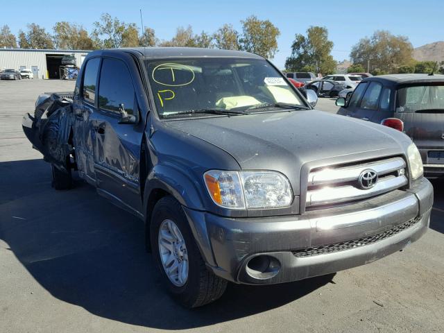 5TBET34146S499191 - 2006 TOYOTA TUNDRA DOU GRAY photo 1