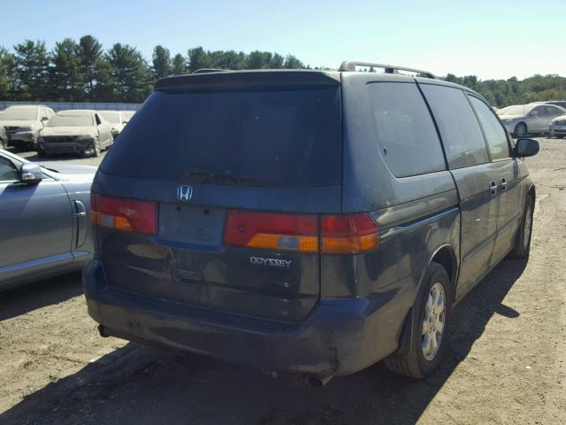 5FNRL18014B036232 - 2004 HONDA ODYSSEY EX GREEN photo 4