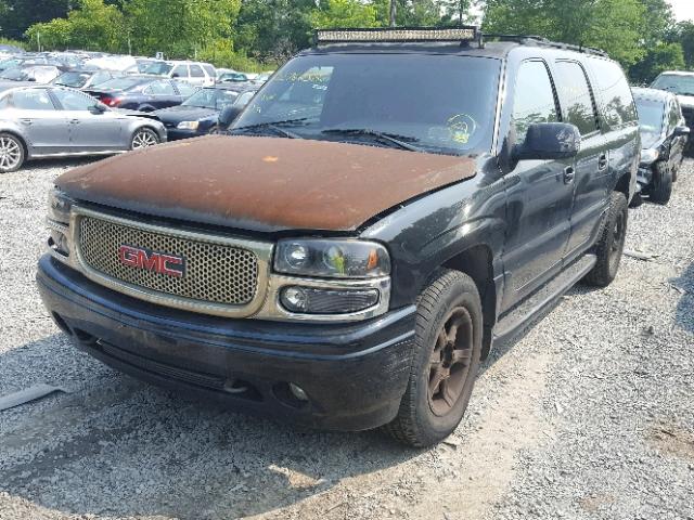 1GKFK66U22J293855 - 2002 GMC DENALI XL BLACK photo 2