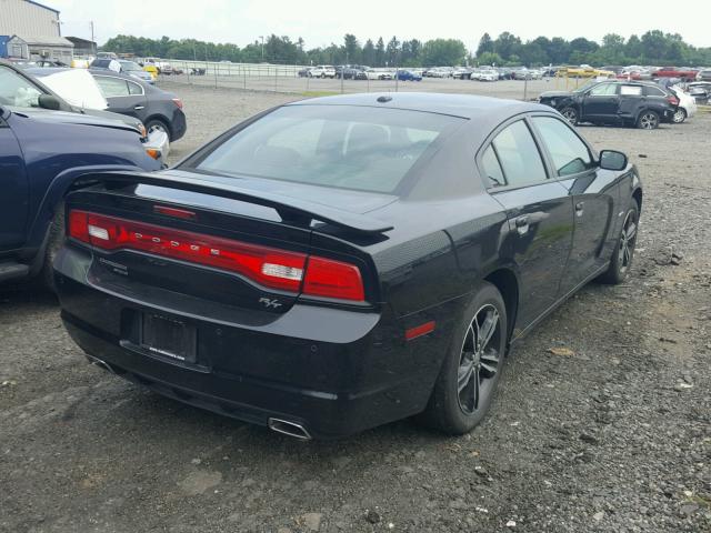 2C3CDXDT4EH199706 - 2014 DODGE CHARGER R/ BLACK photo 4