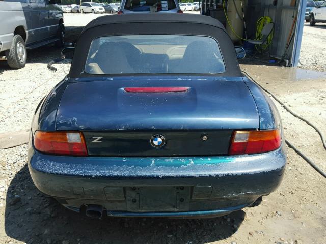 4USCH732XVLB78707 - 1997 BMW Z3 1.9 GREEN photo 6