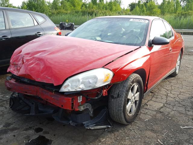2G1WM15K169293607 - 2006 CHEVROLET MONTE CARL 红色 照片 2