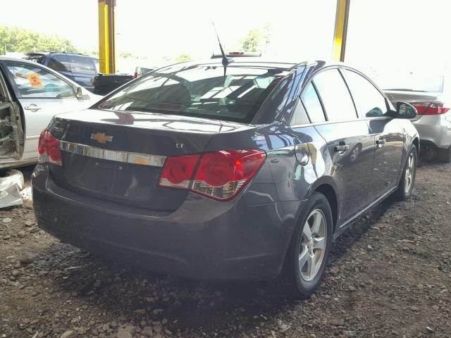 1G1PG5S95B7140373 - 2011 CHEVROLET CRUZE LT GRAY photo 4