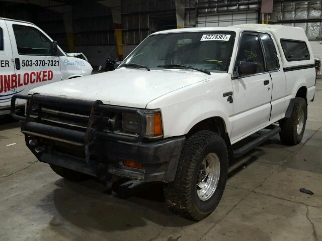 JM2UF6129H0113617 - 1987 MAZDA B2600 CAB WHITE photo 2