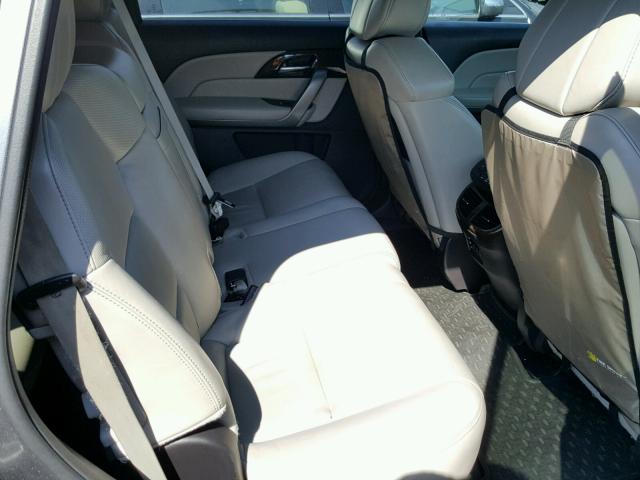 2HNYD2H78BH547675 - 2011 ACURA MDX ADVANC GRAY photo 6