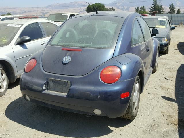 3VWCC21CXYM498397 - 2000 VOLKSWAGEN NEW BEETLE ლურჯი ფოტო 4