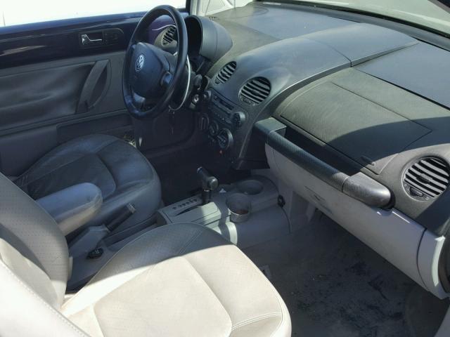 3VWCC21CXYM498397 - 2000 VOLKSWAGEN NEW BEETLE ლურჯი ფოტო 5