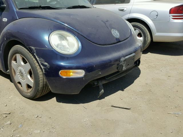 3VWCC21CXYM498397 - 2000 VOLKSWAGEN NEW BEETLE ლურჯი ფოტო 9
