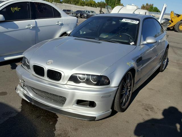 WBSBL93481JR11815 - 2001 BMW M3 CI SILVER photo 2