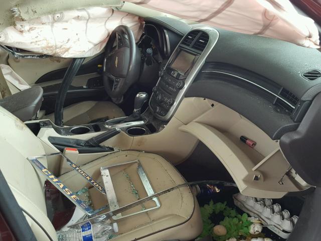 1G11G5SX0FF238937 - 2015 CHEVROLET MALIBU LTZ 勃艮第红 照片 5