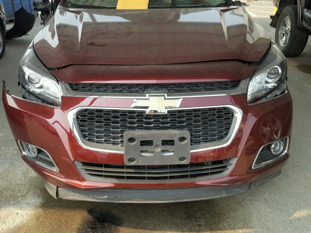 1G11G5SX0FF238937 - 2015 CHEVROLET MALIBU LTZ 勃艮第红 照片 7